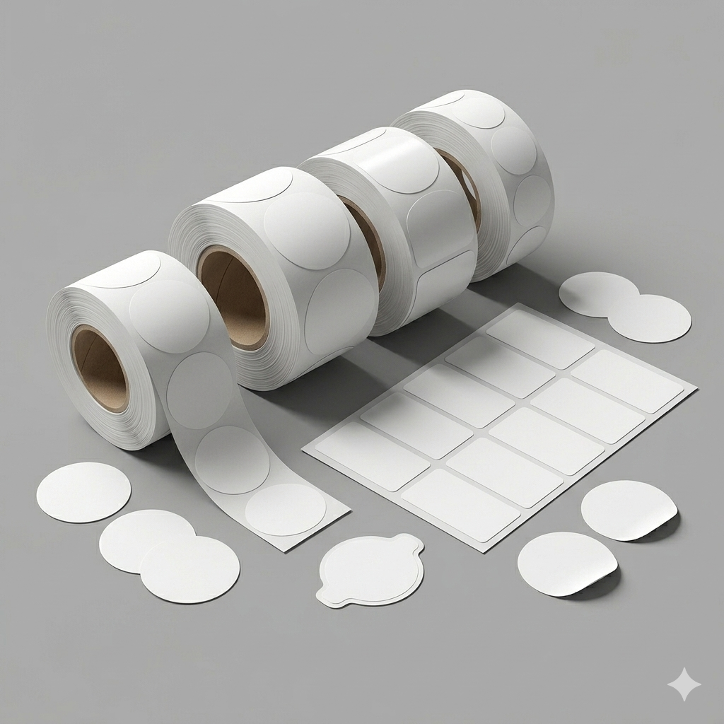 Etiketa papírová z role – s laminací